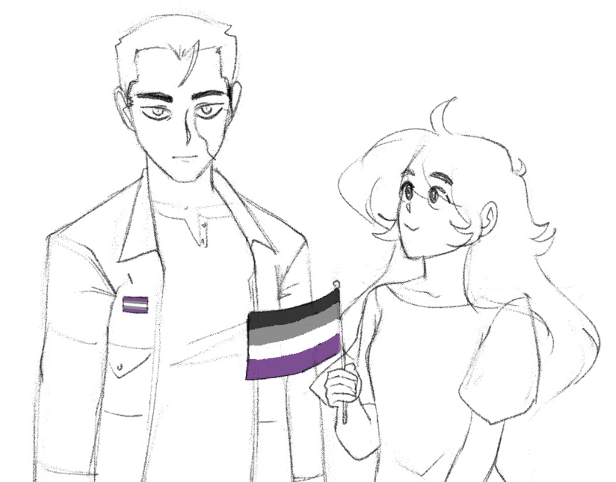 Naomi got Sykes to wear a tiny tiny demi flag pin