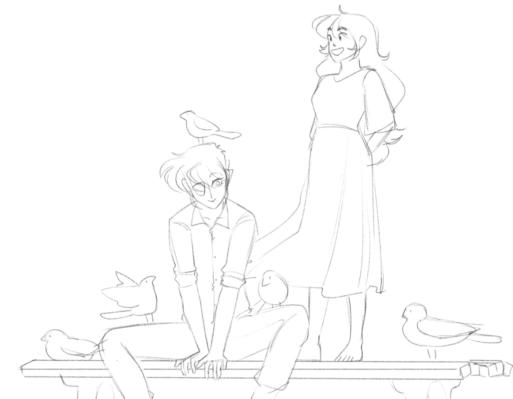 Petra &amp; Naomi &amp; Numerous Birds