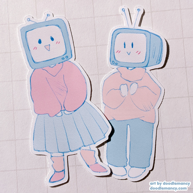 TV Friends stickers (original)