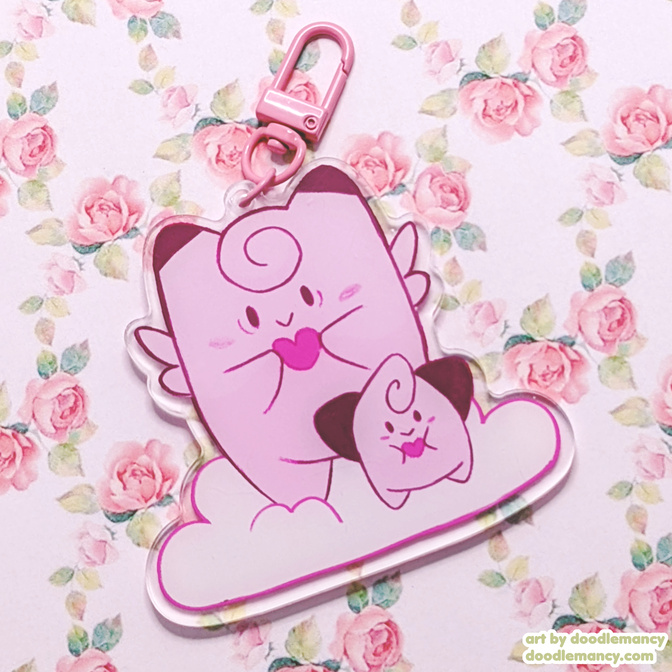 Clefairy &amp; Cleffa Charm (Pokemon)