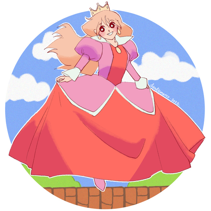 Concept Art Princess Peach (Super Mario Bros.)