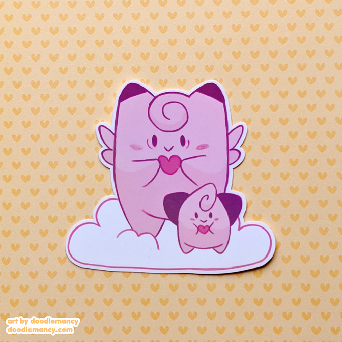 Fairy Friends Who Love You Sticker (Pokemon)