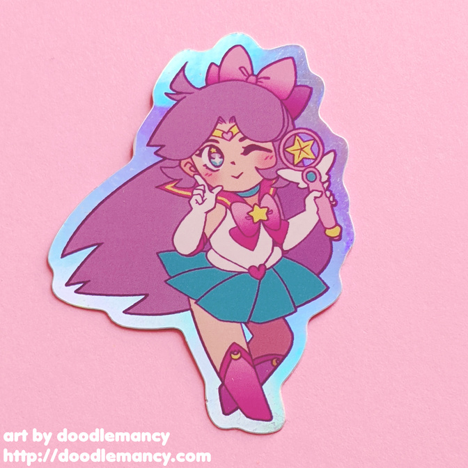 Love Guardian holo sticker