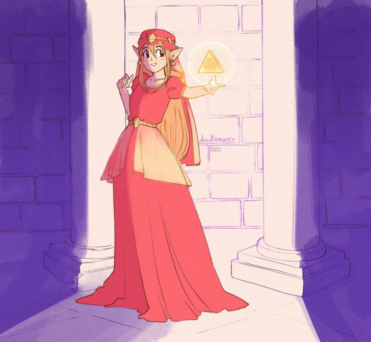 Princess Zelda (Old Zelda 1 concept design)