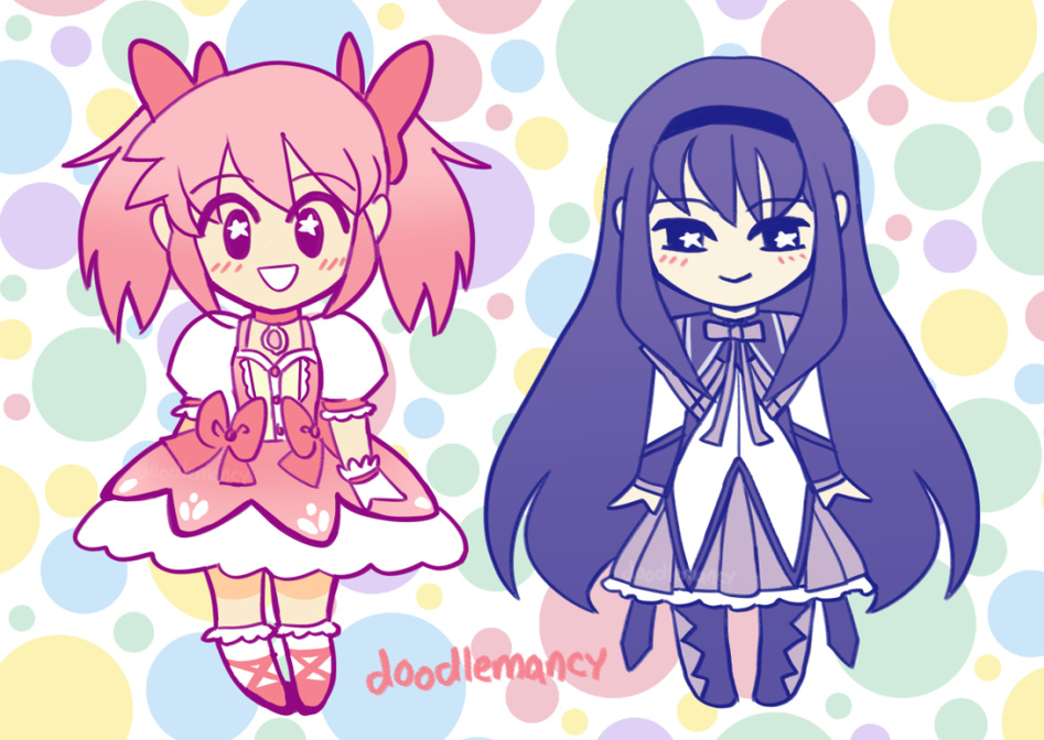 Chibi Madoka &amp; Homura