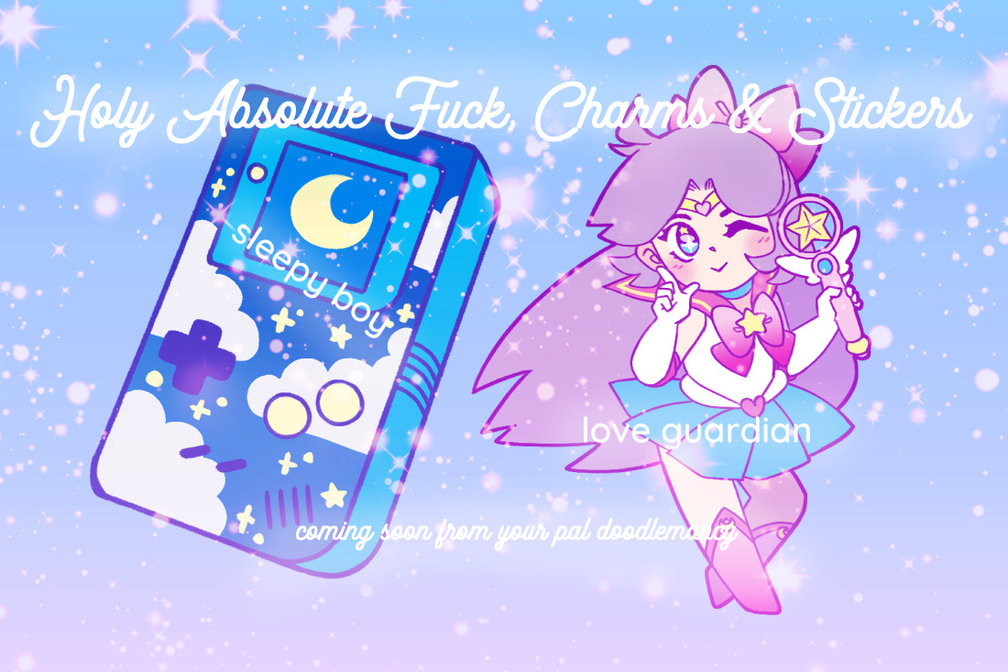 From the first time I ever made charms/stickers (with Vograce)