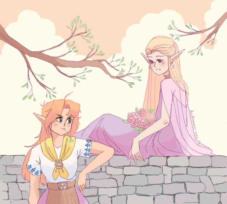 Malon &amp; Zelda (Legend of Zelda series)