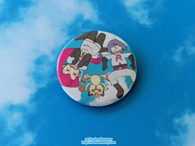 Blasting Off Button (Team Rocket/Pokemon)