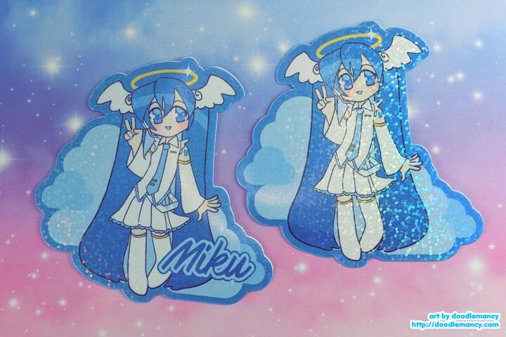 Y2K Angel Miku Sticker (Vocaloid)