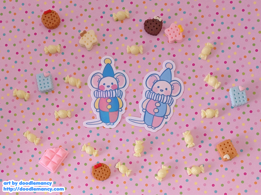 Silly Mouse Stickers