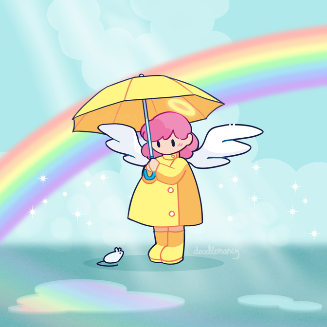 Original Illustration - Shelter (After the Storm Version)