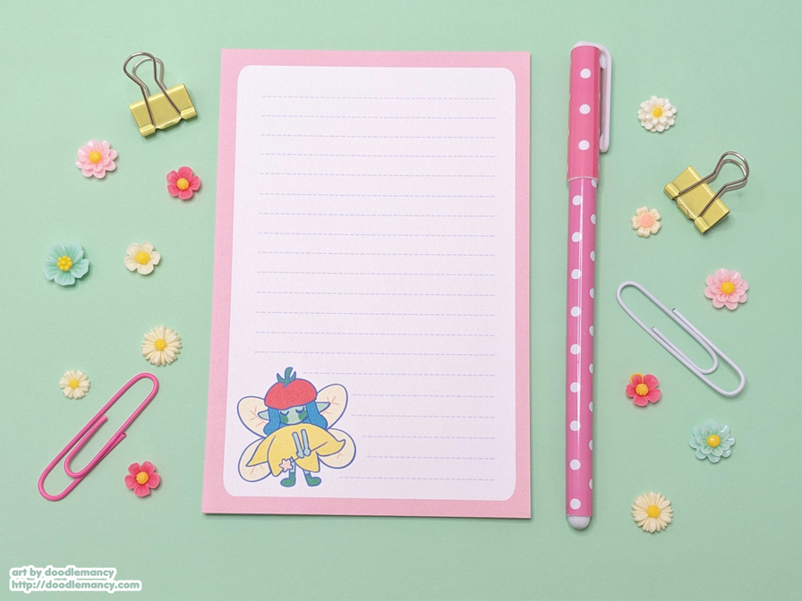 Flower Fae notepad