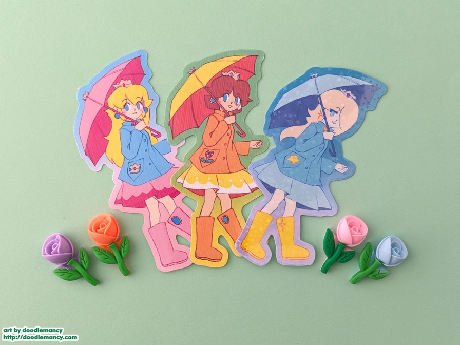 Rainy Princess stickers