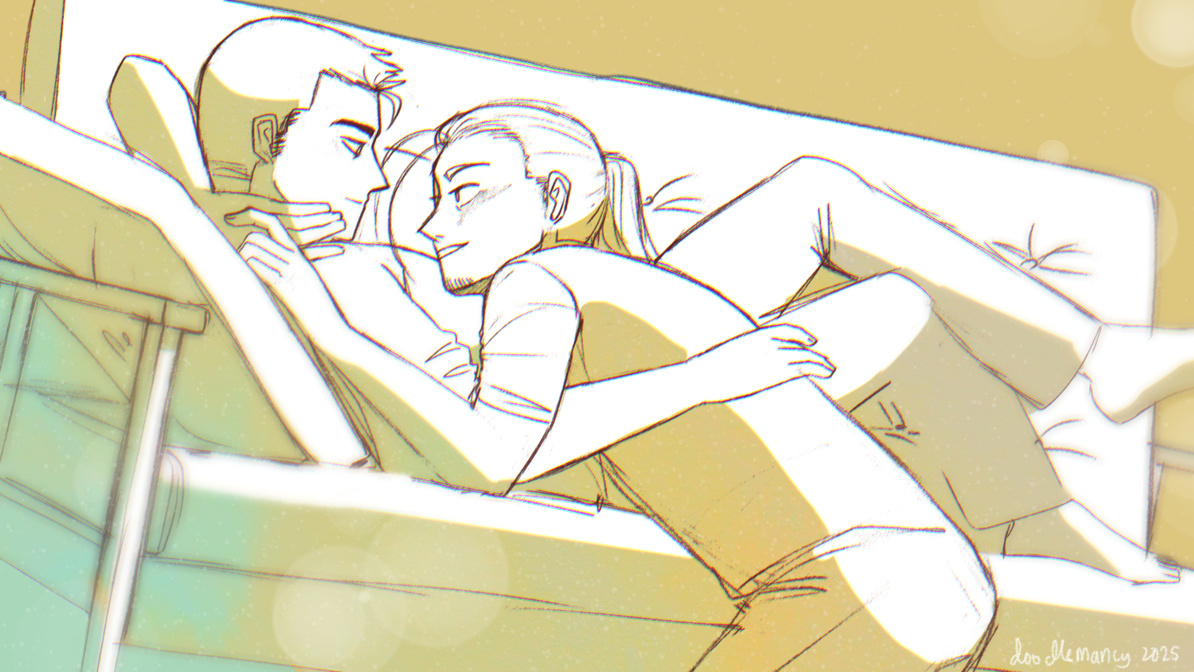 Sykes and Kell (characters from Iron Company, my visual novel project)